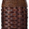 Uniquewise Antique Cylinder Style Floor Vase For Entryway or Living Room, Bamboo Rope, Brown 26" Tall QI004083 - alternate 7
